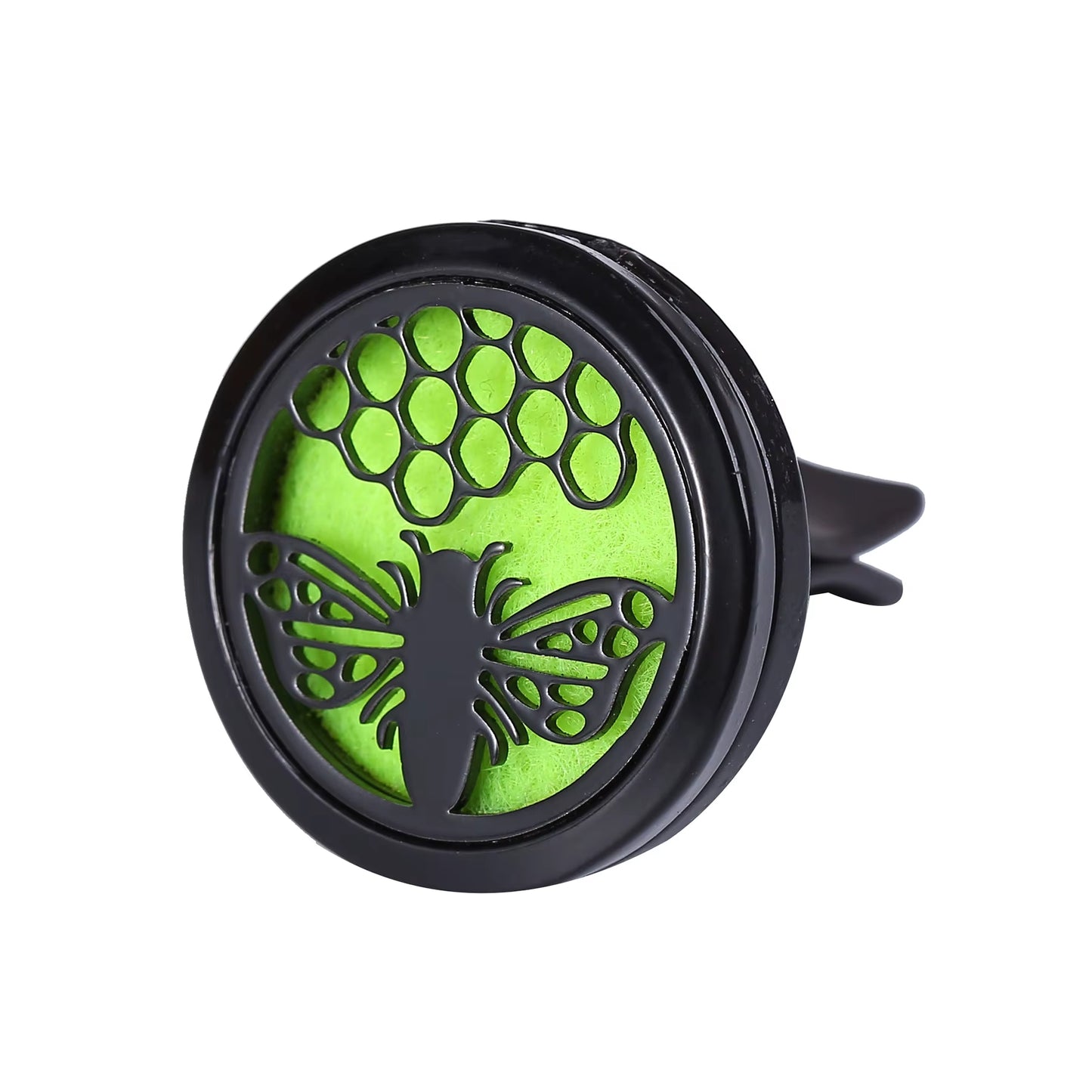 Refillable Car Air Freshener Smell Perfume Diffuser Clip Auto Vent Essential Oil Stainless Steel Locket Interior Accessories