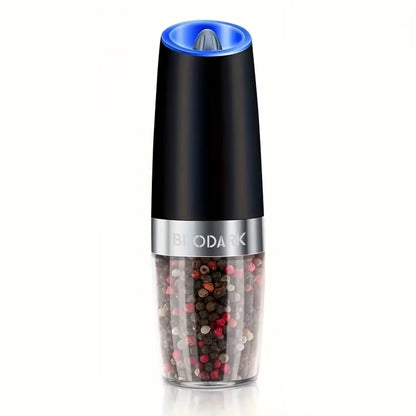 Electric Pepper Grinder Stainless Steel Automatic Gravity Shaker Salt Pepper Grinder Spice Mills Grinding Tools Kitchen Gadgets