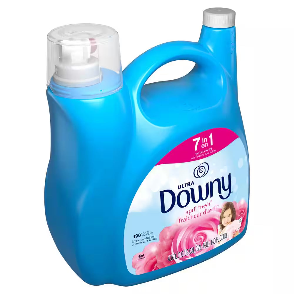 Ultra April Fresh Scent Liquid Fabric Softener, 190-Loads, 140 Oz. (2-Pack)