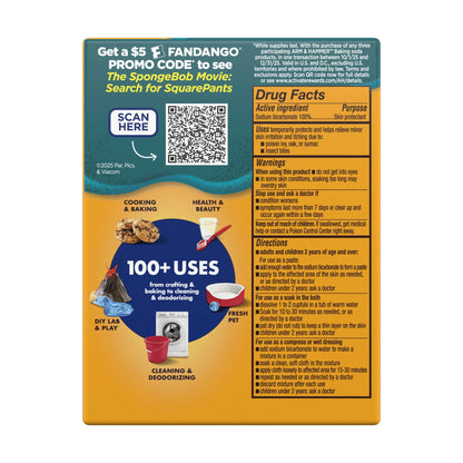 Pure Baking Soda, for Baking, Cleaning & Deodorizing, 1 Lb Box