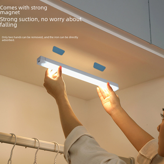 LED Motion Sensor Magnetic Strip Light for Cabinets