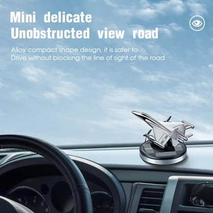 Solar Car Air Freshener Fighter Propeller Flavoring Fragrance Decoration Car Interior Accessories Perfume Diffuser Men and Women