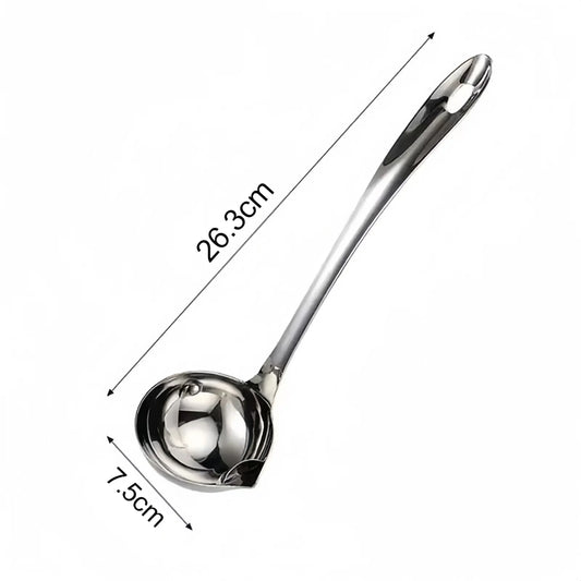 Stainless Steel Oil Separating Spoon Soup Colander Kitchen Gravy Oil Soup Fat Separator Yogurt Oil Skimmer Spoon Kitchen Gadgets