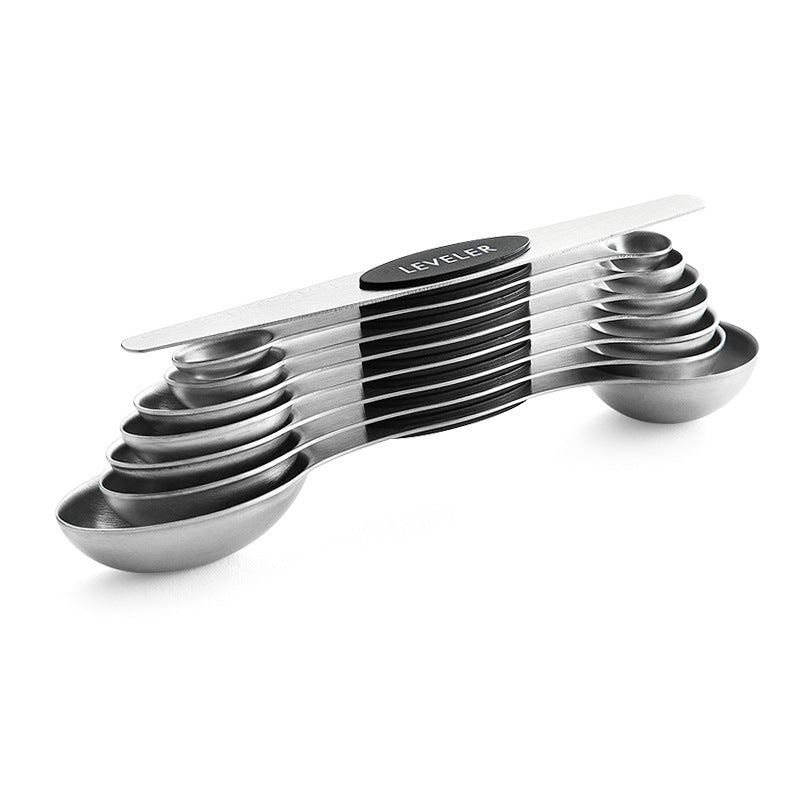 Stainless Steel Double-Ended Measuring Spoon Set (5)