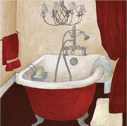 Modern Retro Bathroom Canvas Painting Mural Poster Wall