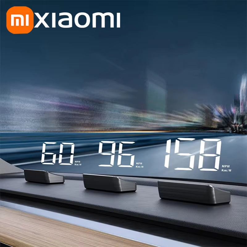 Xiaomi Car Speedometer HUD Head up Display Digital Speed Meter Windshield Projector Vehicles Truck Auto Electronics Accessories