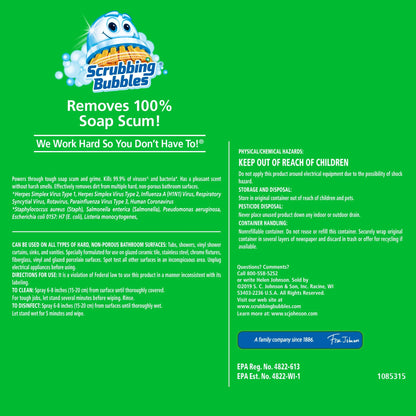 Bathroom Grime Fighter Disinfectant, Floral Fusion Scent, 32Oz