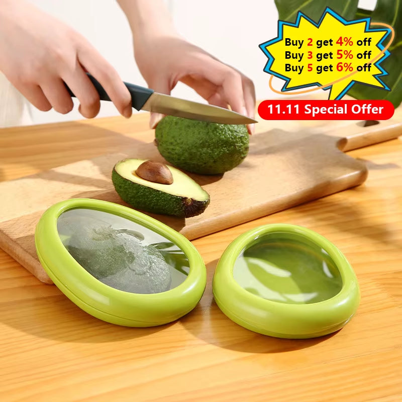 Kitchen Transparent Reusable Airtight Fresh Storage Storage Box for Fruits and Vegetables Easy to Clean Kitchen Gadgets