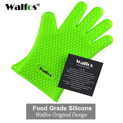 Silicone Oven Kitchen Glove Heat Resistant Thick Cooking BBQ Grill Glove Oven Mitts Kitchen Gadgets Kitchen Accessories