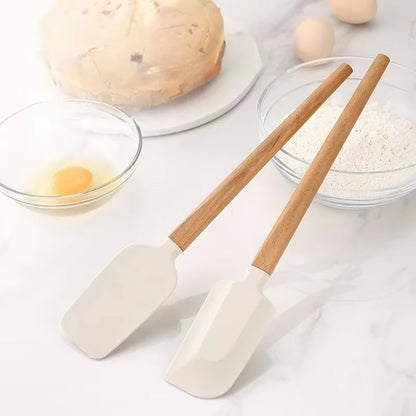 Heat-Resistant Kitchen Gadgets Silicone Food Grade Kitchens Accessories Spatula Pastry Cutter White Chocolate Kitchenware Mixer