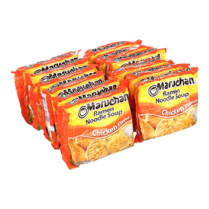 (24 Pack)  Ramen Noodle Chicken Flavor Soup, 3 Oz, 12 Count Shelf Stable Package