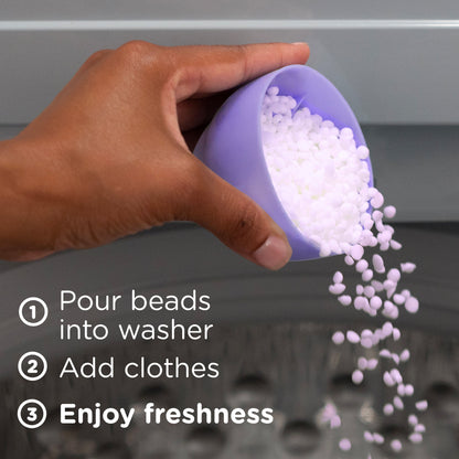 Light Laundry Scent Booster Beads for Washer, White Lavender, 24 Oz, with No Heavy Perfumes