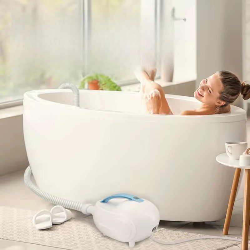 NEW Portable Spa Bubble Bath Massager - Thermal Spa Waterproof Non-Slip Mat with Suction Cup Bottom