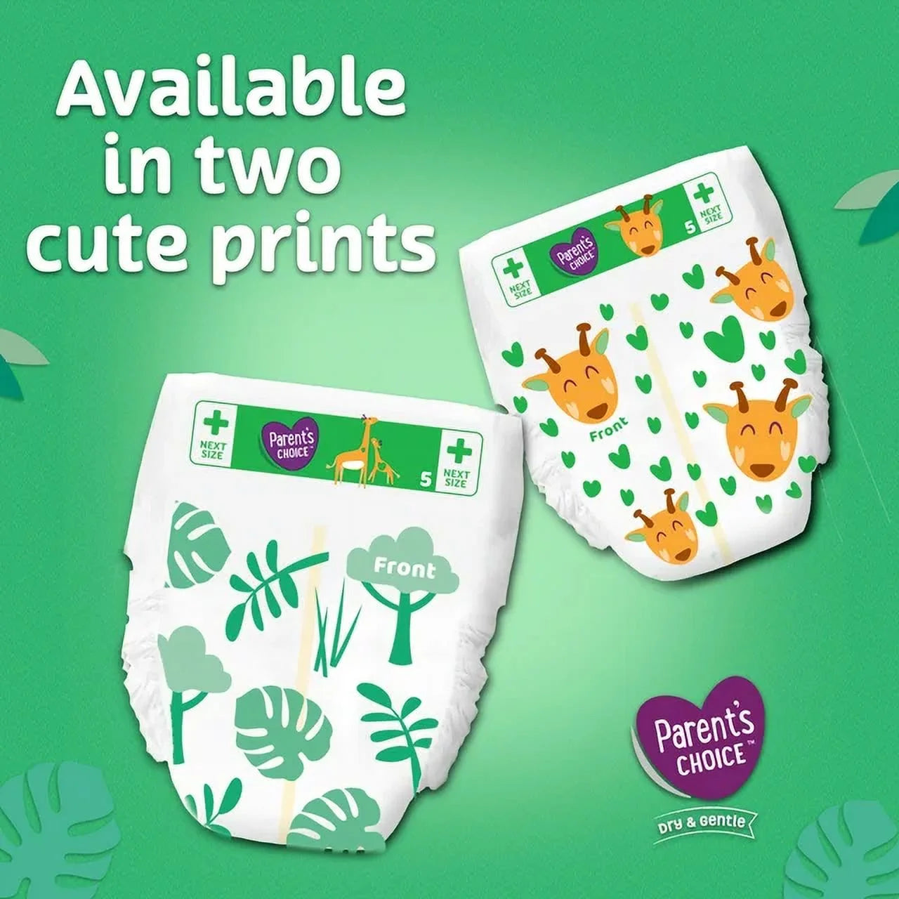 Dry & Gentle Diapers Size 5, 27 Count