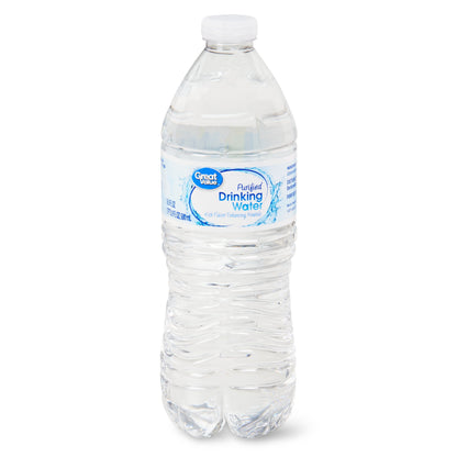 Purified Drinking Water, 16.9 Fl Oz, 24 Count