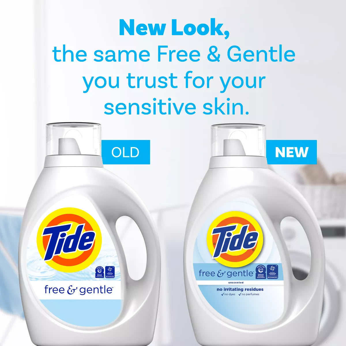 Tide Free & Gentle Unscented HE Deep Cleaning Concentrated Liquid Laundry Detergent