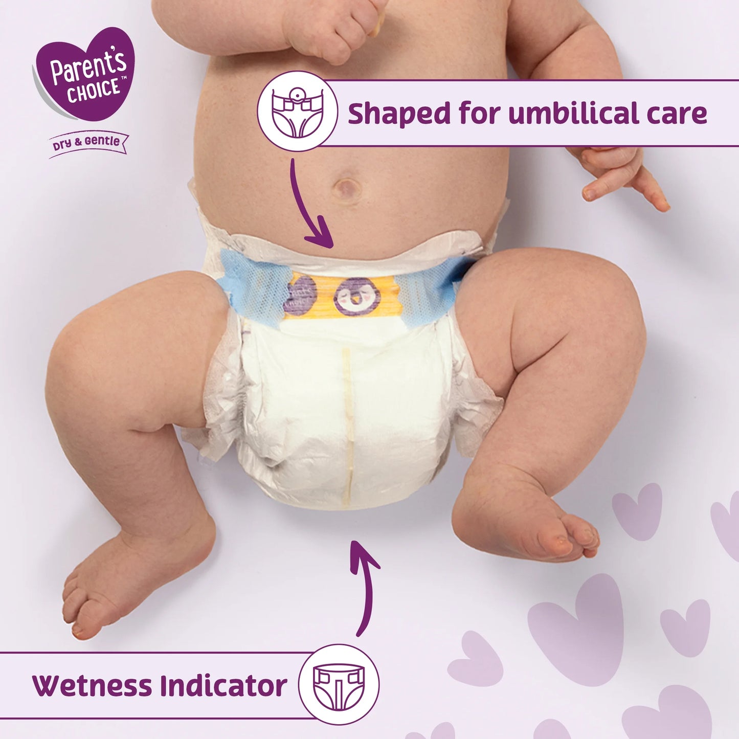 Dry & Gentle Diapers Size 1, 44 Count (Select for More Options)