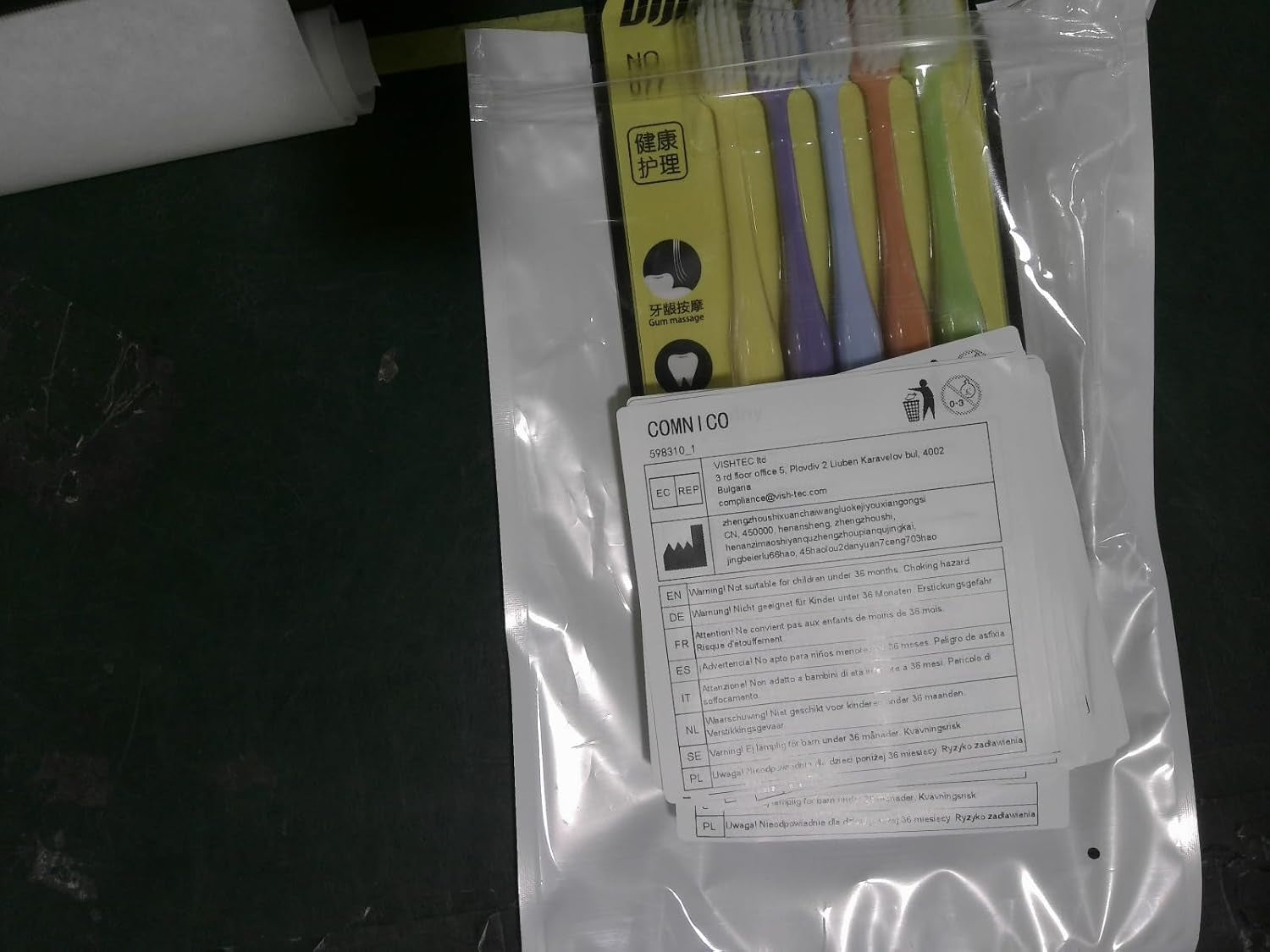 5 Pack Classic Manual Toothbrush Soft Bristles Clean Tooth Brush with Ergonomic Plastic Handle for Adults and Kids, Colorful