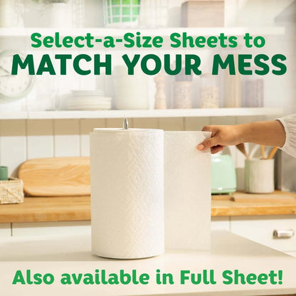 Paper Towels Select-A-Size, 4 Triple Rolls