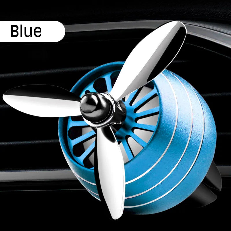 Car Conditioning Smell Air Freshener Alloy LED Auto Vent Outlet Perfume Clip Fresh Aromatherapy Fragrance Atmosphere Light New