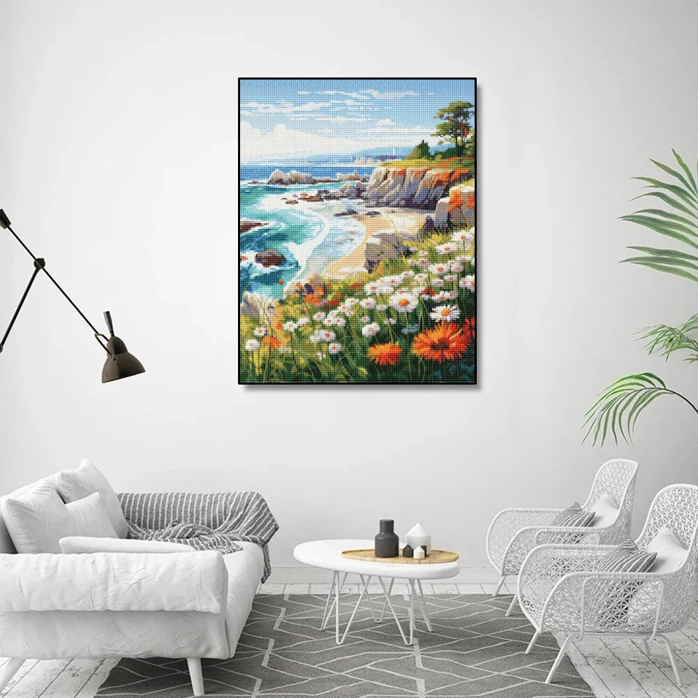 Diamond Beautiful Landscape DIY Handmade Living Room Entrance Decorative Painting