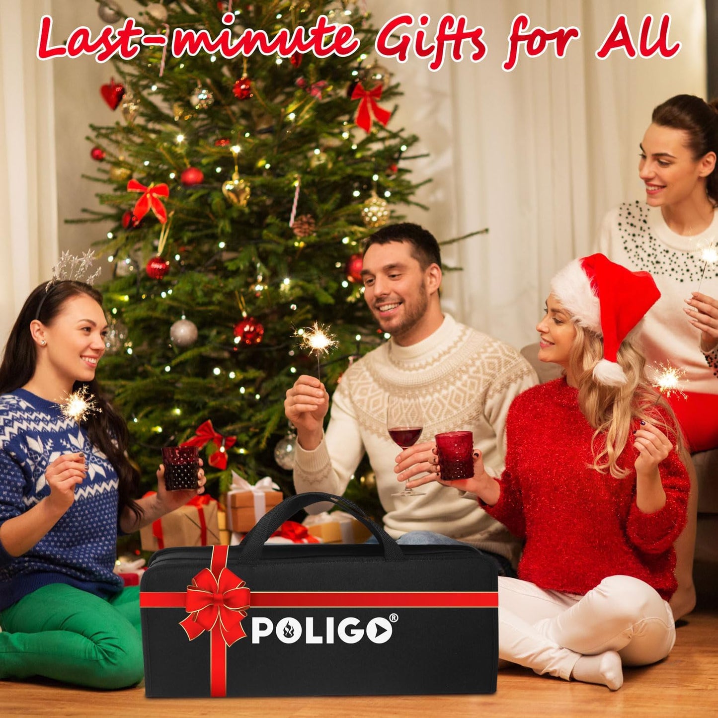 29 PCS BBQ Grill Accessories Stainless Steel BBQ Tools Grilling Tools Set with Storage Bag for Fathers Day Dads Birthday Presents - Camping Grill Utensils Set Ideal Grilling Gifts for Men Women