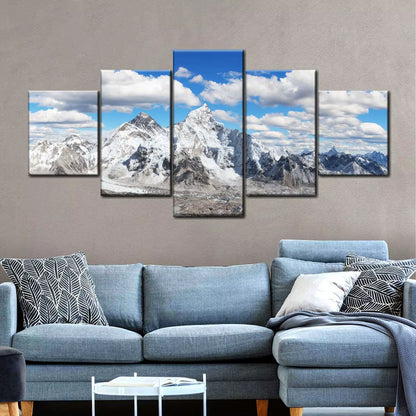Landscape Canvas Posters Home Decor 5 Pieces Natural Lake Paintings Wall Art Scenery Pictures Modular Living Room Decor Unframed