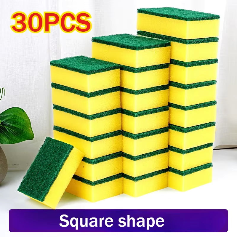 Dish Washing Sponge Dust Cleaning Sponge Scrubber for Kitchen Magic Cleaning Majoc Eraser Sponge Kitchen Scourer Supplies