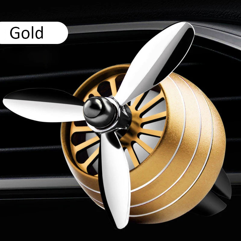 Car Conditioning Smell Air Freshener Alloy LED Auto Vent Outlet Perfume Clip Fresh Aromatherapy Fragrance Atmosphere Light New