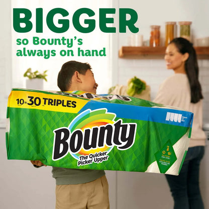 Paper Towels Select-A-Size, 4 Triple Rolls
