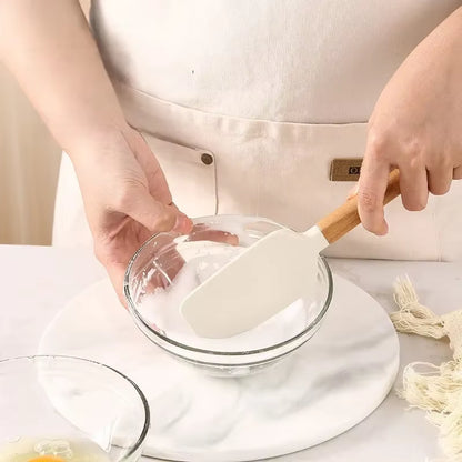 Heat-Resistant Kitchen Gadgets Silicone Food Grade Kitchens Accessories Spatula Pastry Cutter White Chocolate Kitchenware Mixer