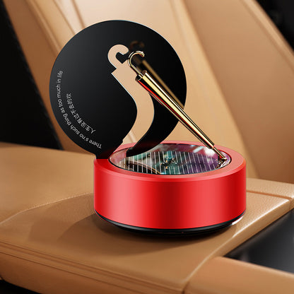 Solar Car Air Freshener Rotating Aromatherapy Diffusing Accessories Interior Durable Original Perfume Car Accessories