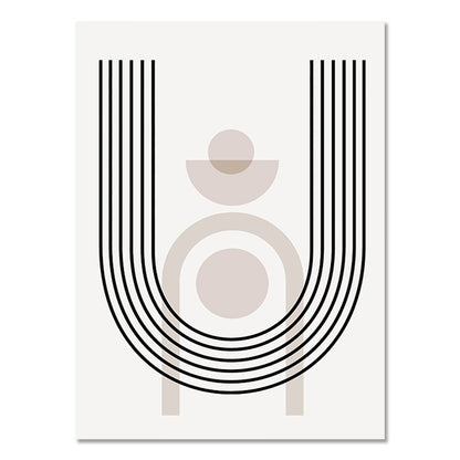 Abstract Bohemian Art Poster Ins Style Living Room Airbrushed Painting For Decoration